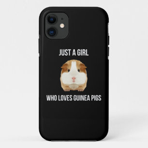 Capa Para iPhone 11 Guinea Pig Just A Girl Loves Wheek