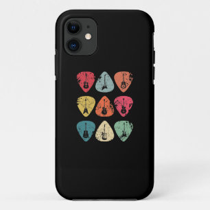Capa Para iPhone 11 Guitar Pick Retro Vintage para Guitaristas Bhelp