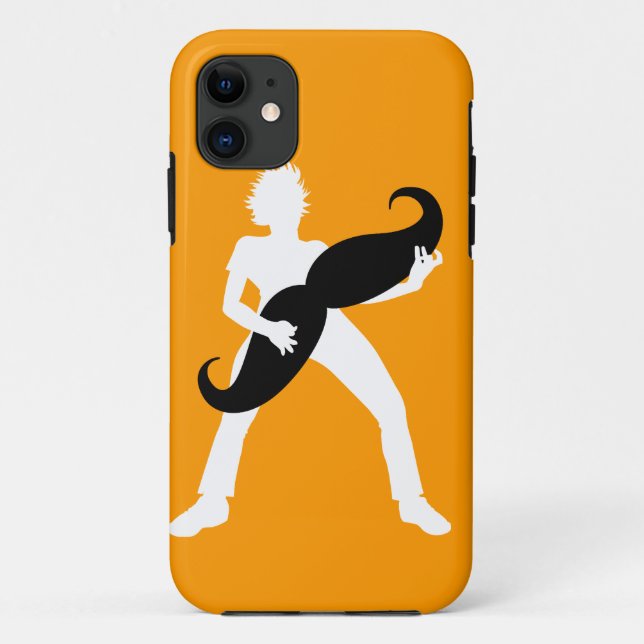 Capa Para iPhone 11 Guitarra do cabelo (Verso)