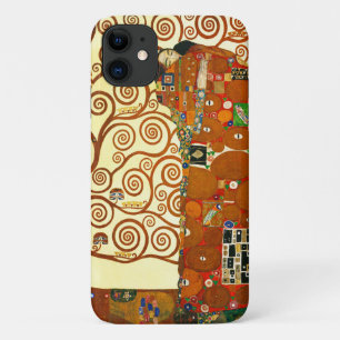 Capa Para iPhone 11 Gustav Klimt A Árvore da Vida Arte Fina
