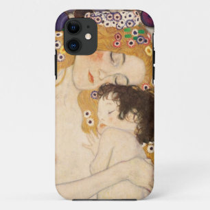 Capa Para iPhone 11 Gustav Klimt Mãe E Filho