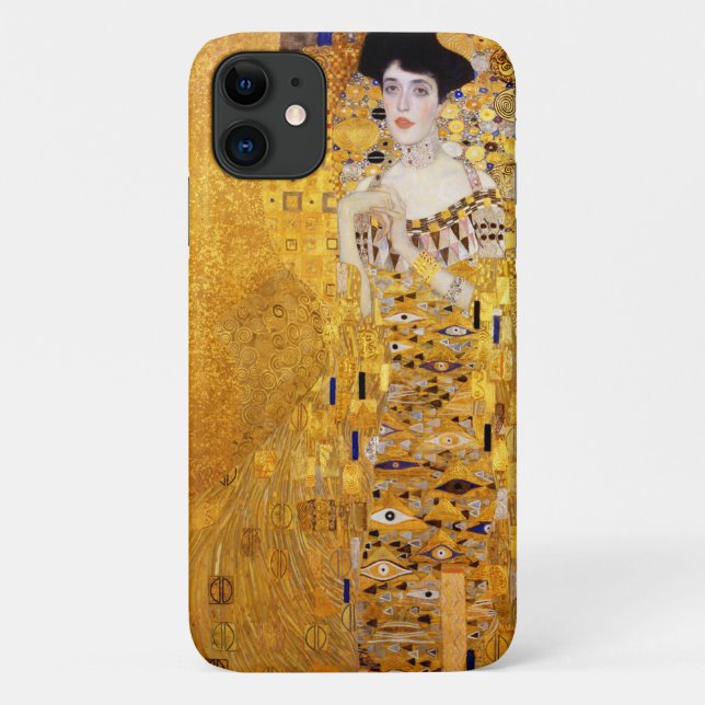 Capa Para iPhone 11 Gustav Klimt Retrato de Adele Bloch-Bauer I (Verso)