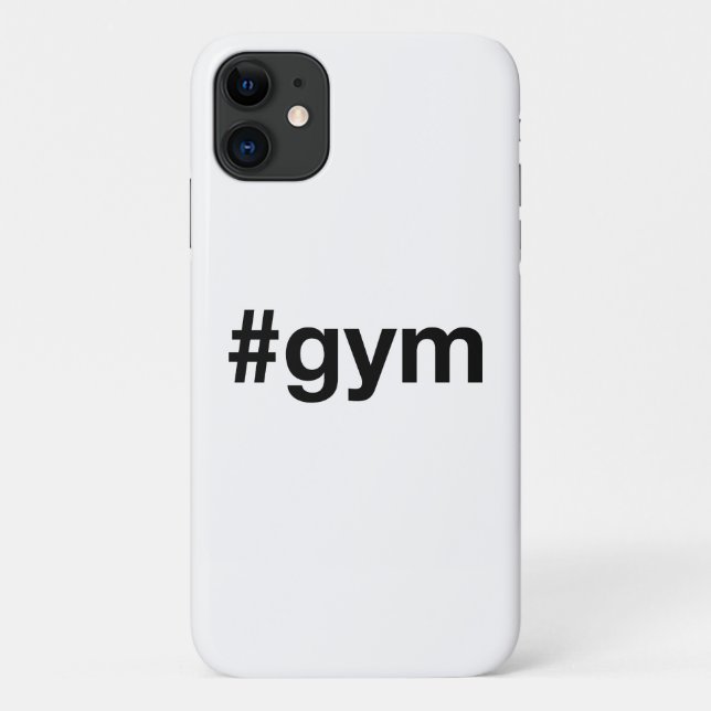 Capa Para iPhone 11 GYM Hashtag (Verso)