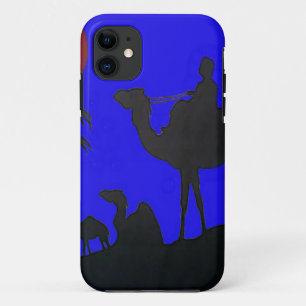 Capa Para iPhone 11 Hakuna Matata safari Blue sky Sunset