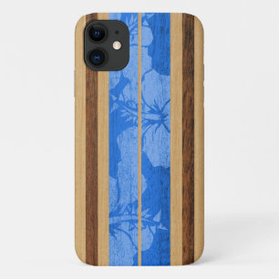 Capa Para iPhone 11 Haleiwa Surfboard Hawaiian Royal Blue