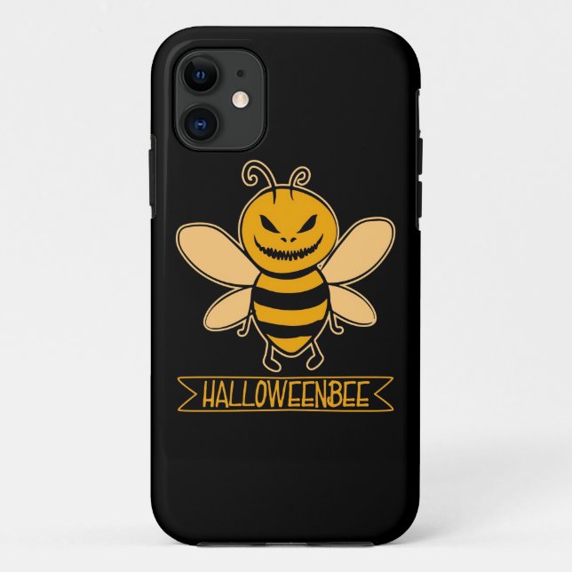 Capa Para iPhone 11 Halloween Bee (Verso)