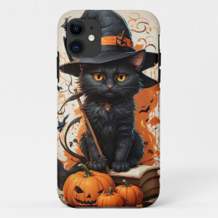 Capa Para iPhone 11 Halloween Cat