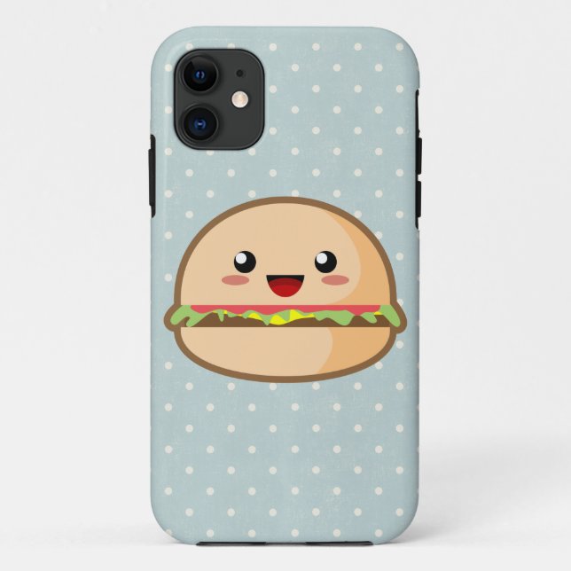 Capa Para iPhone 11 Hamburger (Verso)