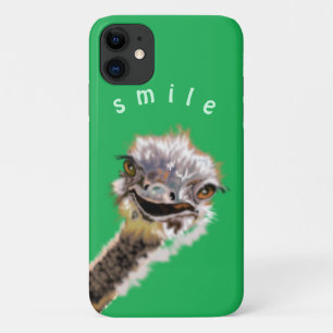 Capa Para iPhone 11 Happy Ostrich -