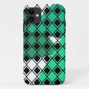 Capa Para iPhone 11 Harlequin do Triângulo Verde