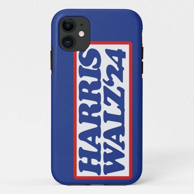 Capa Para iPhone 11 Harris Walz de 24 (Verso)