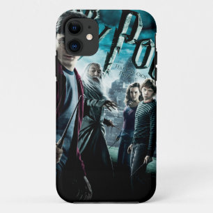 Capa Para iPhone 11 Harry Potter com Dumbledore Ron e Hermione 1