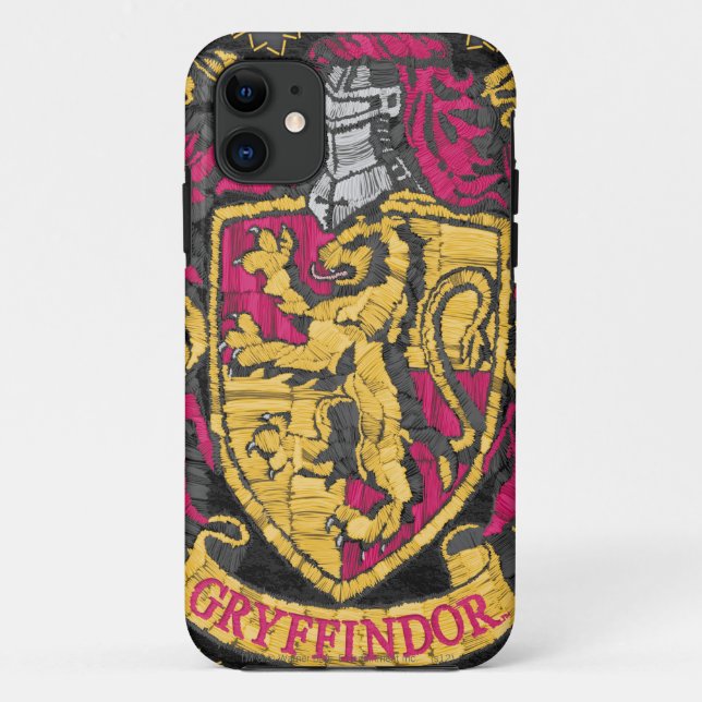 Capa Para iPhone 11 Harry Potter | Paragem Gryffindor - Destruído (Verso)