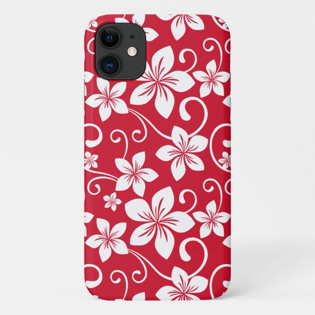 CAPA PARA iPhone 11 HAWAII AZUL (VERMELHO) (Verso)