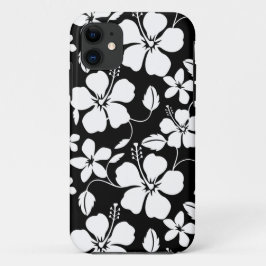 Capa Para iPhone 11 HAWAIIAN HULA (HIBISCUS) BLACK Case-Mate iPhone CA