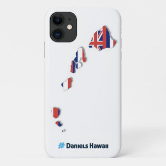 Capa Para iPhone 11 Hawaiian Island & Hawaiian Flag iPhone 11 Case