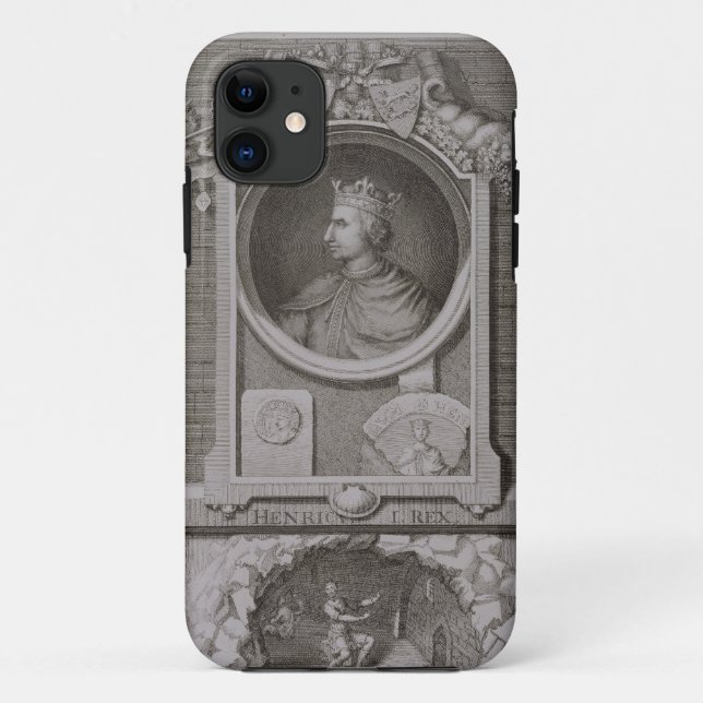 Capa Para iPhone 11 Henry mim (1068-1135) reis de Inglaterra desde (Verso)