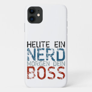 Capa Para iPhone 11 Heute ein Nerd, morgen dein Boss
