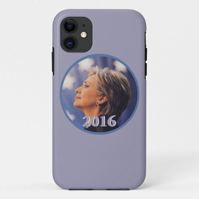 Capa Para iPhone 11 Hillary 2016 (Verso)