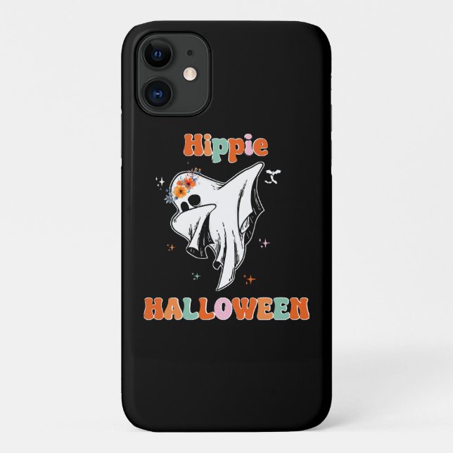Capa Para iPhone 11 Hippie halloween (Verso)