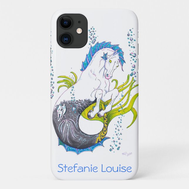 Capa Para iPhone 11 Hippocampus (crânio) (Verso)