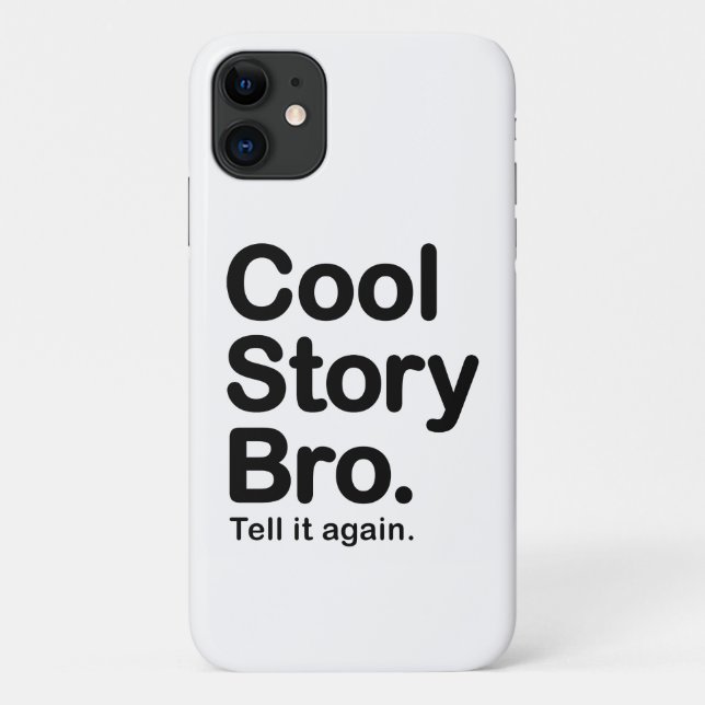 Capa Para iPhone 11 História legal Bro. caso do iPhone 5 (Verso)