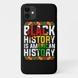 Capa Para iPhone 11 História Negra É História Americana Patriótica