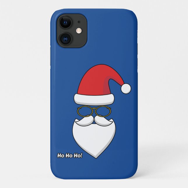 Capa Para iPhone 11 Ho Ho Papai Noel (Verso)