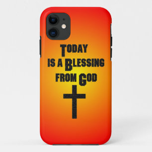 Capa Para iPhone 11 Hoje é uma bênção de Deus