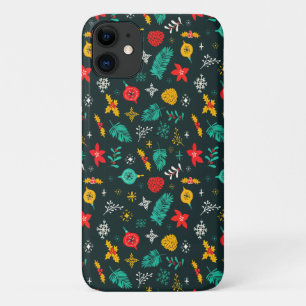 Capa Para iPhone 11 Holiday Christmas Holly Berries Fespresente Bauble