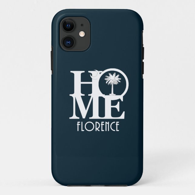 Capa Para iPhone 11 Home Florence, Carolina do Sul (Verso)