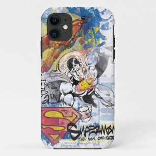 Capa Para iPhone 11 Homem Super-Homem de Aço