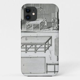 Capa Para iPhone 11 Homens que jogam bilhar, 'do DES de Encyclopedie