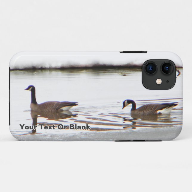 Capa Para iPhone 11 Honkers - Canadá Geese (Verso (horizontal))