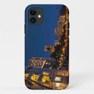 Capa Para iPhone 11 Honolulu, Oahu, Havaí. Exposição noturna
