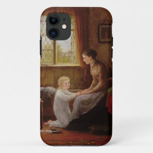 Capa Para iPhone 11 Horas de dormir, 1890 (óleo no painel)