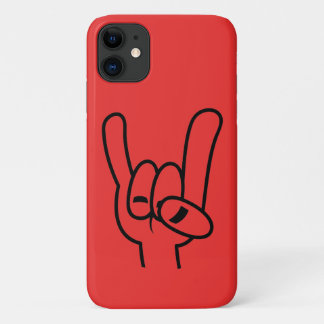 Capa Para iPhone 11 Hornos do Diabo de Metal Pesado Linha Preta