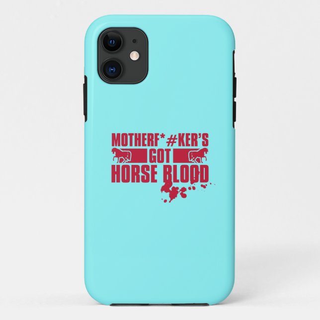Capa Para iPhone 11 Horseblood (Verso)