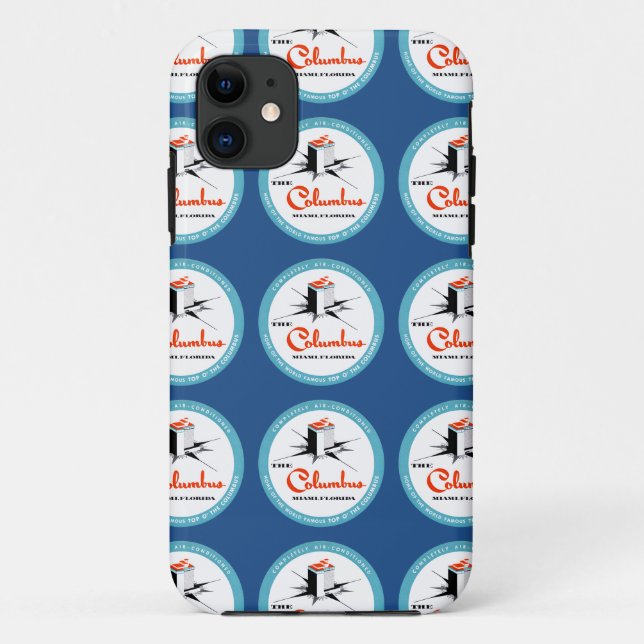 Capa Para iPhone 11 Hotel Columbus Miami Florida (Verso)