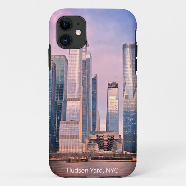 Capa Para iPhone 11 Hudson Yard Manhattan New York Cityscape (Verso)