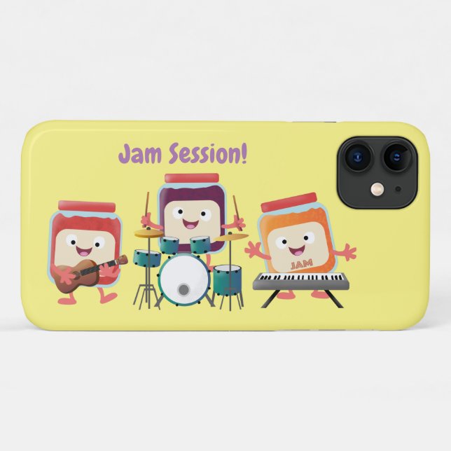 Capa Para iPhone 11 Humor músico de animação de encrenca (Verso (horizontal))