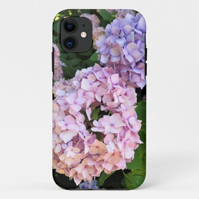 Capa Para iPhone 11 Hydrangeas (Verso)