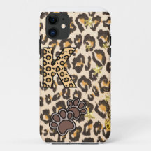i Phone Apple iPhone 11 caso de impressão leopardo