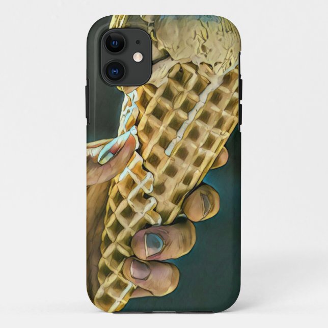 Capa Para iPhone 11 Ice cream sundae for kids (Verso)