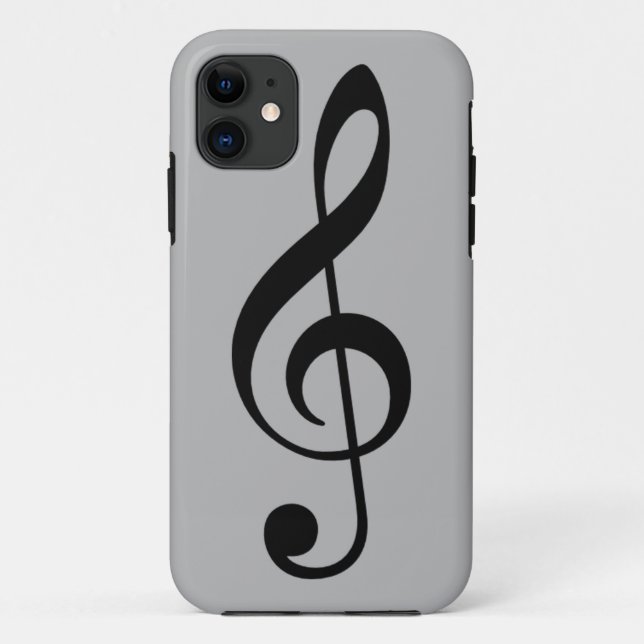 Capa Para iPhone 11 ícone de clave tremor (Verso)