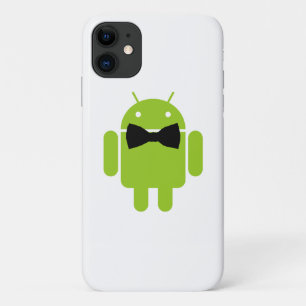 Capa Para iPhone 11 Ícone de Robô Android Estilo Formal