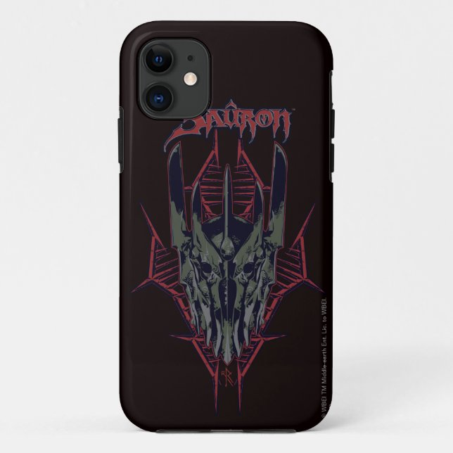 Capa Para iPhone 11 Ícone Sauron (Verso)