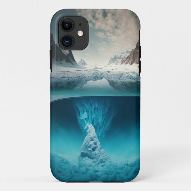 Capa Para iPhone 11 Icy Mountain View (Verso)