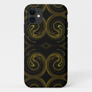 Capa Para iPhone 11 ID de caixa personalizada do iPhone 5 Dourado e pr