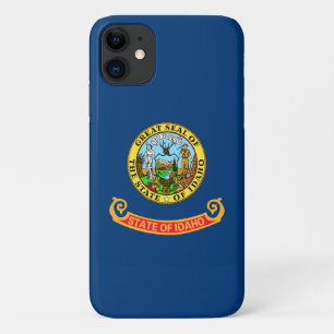 Capa Para iPhone 11 Idaho Flag: Estado Gem, América Mountain West